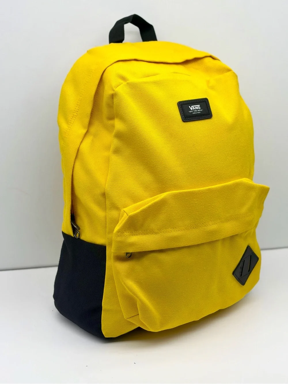 Vans Yellow Canvas Backpack with Black Accents Unisex
